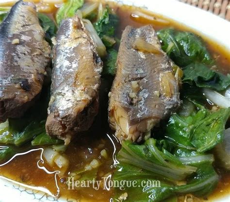 ginisang sardinas with pechay|Ginisang Pechay with Sardines – Hearty Tongue.